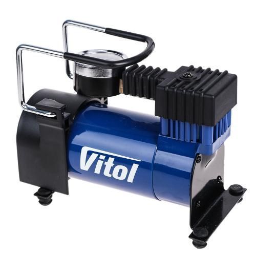 Компресор "ViTOL" K-20 100psi/12Amp/35л/прикурювач 00397 фото
