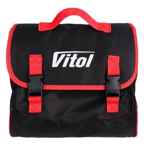 Компресор "ViTOL" K-70 150psi/25Amp /90л/2 циліндра /шланг 1,0+5,0м/клеми 00398 фото