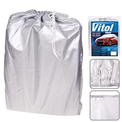 Тент автомобильный Vitol Polyester S 406х165х119 00479 фото
