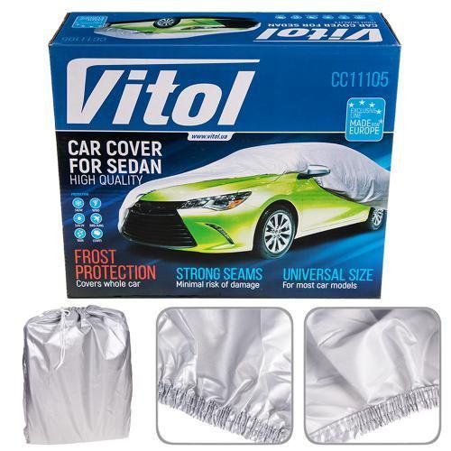 Тент автомобільний Vitol Polyester XL 533х178х119 00482 фото