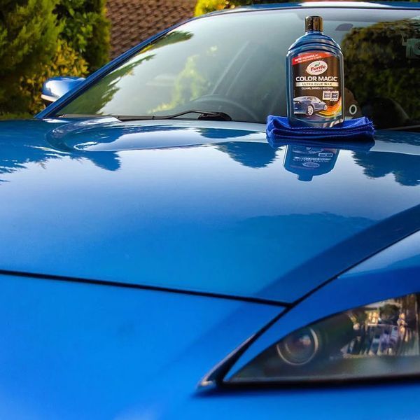 Поліроль для кузова з відновленням кольору Turtle Wax Color Magic Ultra Blue 500мл Синя 00543 фото