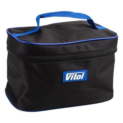 Компресор "ViTOL" K-22 100psi/14Amp/37л/Ліхтар/Автостоп/прикурювач 00391 фото