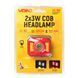 Ліхтар налобний VOIN VL-163, 2 x 3W-COB (W/R)+3W XPE/АКБ800mAh/рег. нахилу 00197 фото 3