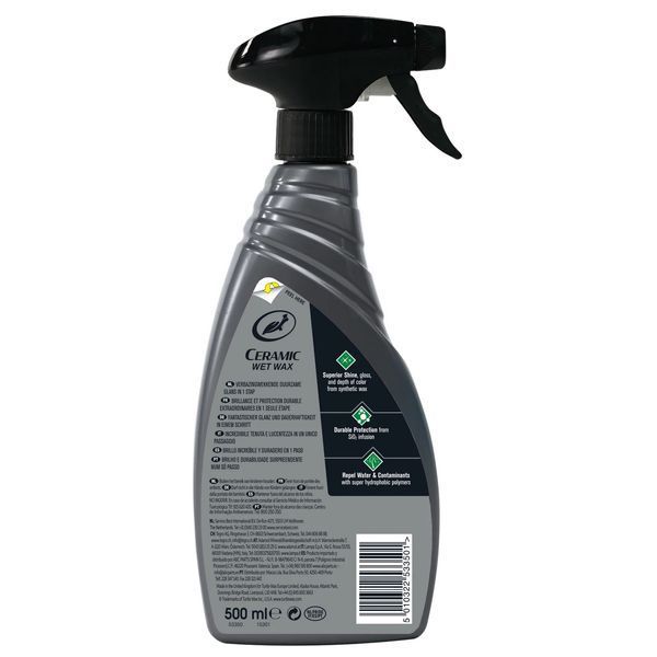 Поліроль Turtle Wax HS Ceramic Wet Wax для вологого кузова з керамікою 500мл 00550 фото