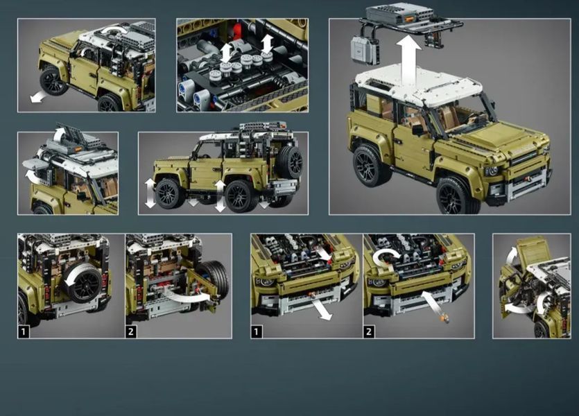 Конструктор Land Rover Defender Ленд Ровер 00555 фото