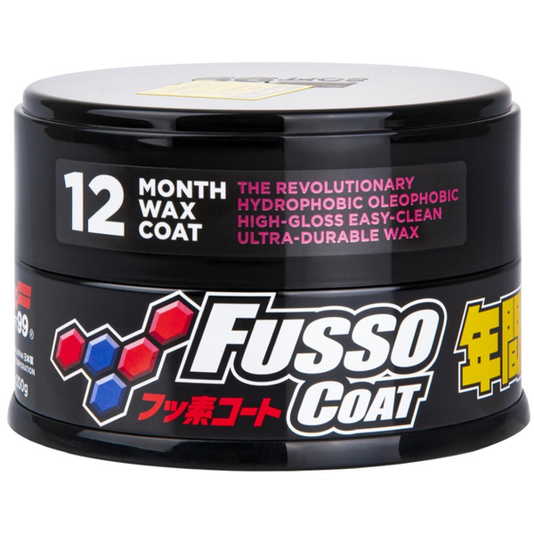 Твердий віск SOFT99 Fusso Coat 12 Months Protection Black 00140 фото