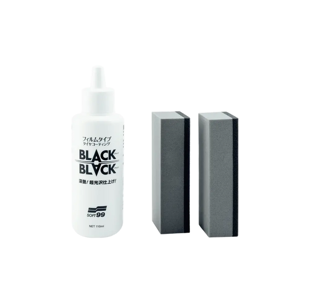 Чорніння для шин SOFT99 Black Black Hard Coat for Tire 00243 фото