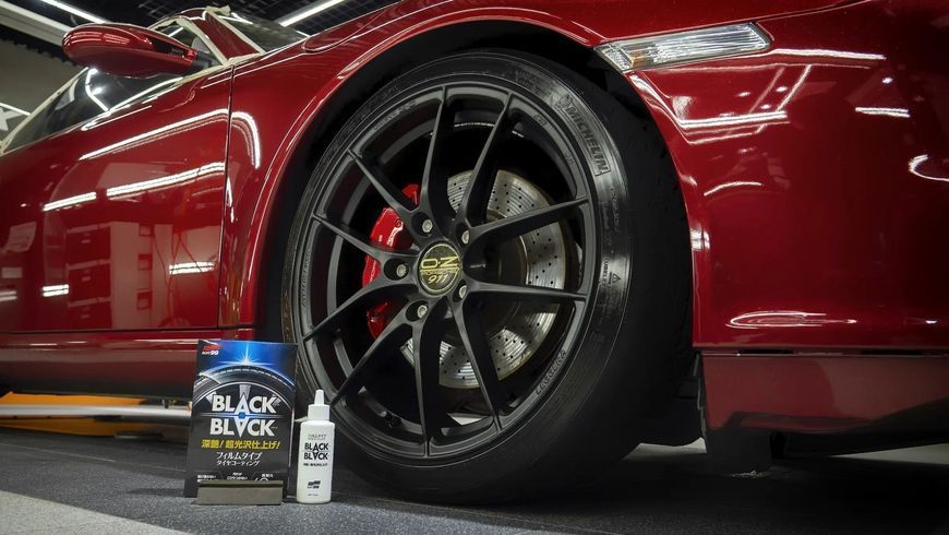 Чорніння для шин SOFT99 Black Black Hard Coat for Tire 00243 фото