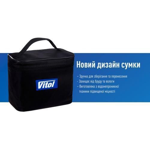 Компрессор "ViTOL" K-50 150psi/15Amp/40л/прикуриватель 00396 фото